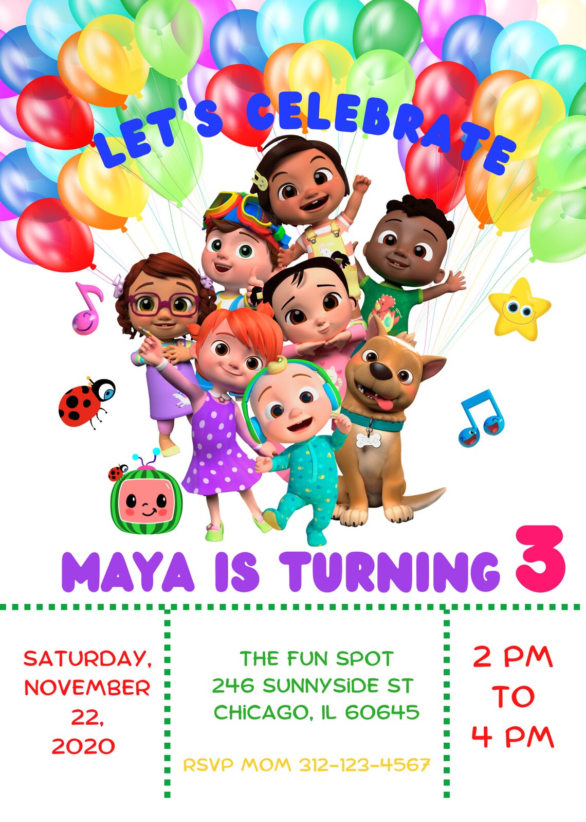 Editable Invitation Birthday Invitation Etsy