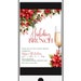 Editable Christmas Brunch Invitation, Christmas Cocktails, Holiday ...