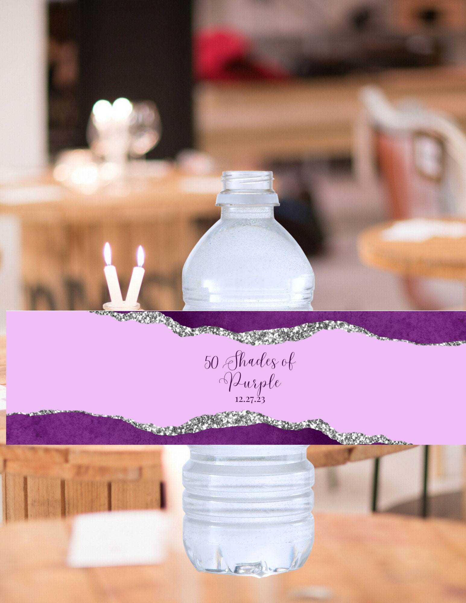 Thermos Bottle 50 cl, Purple - Design Letters @ RoyalDesign