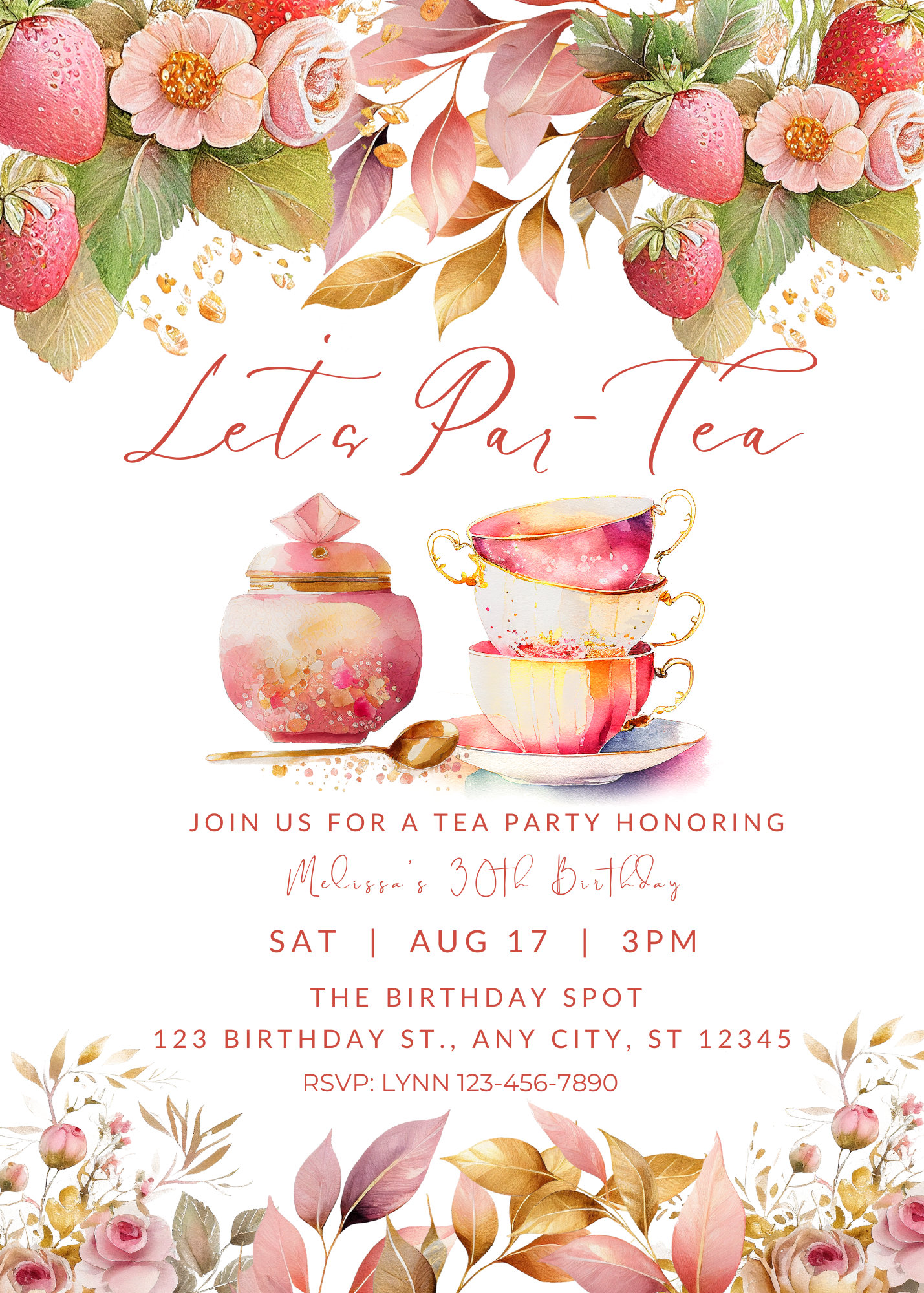 editable-tea-party-invitation-let-s-par-tea-birthday-tea-party-invite-pink-and-gold-baby-shower-bridal-shower-printable-or-text-invite-etsy