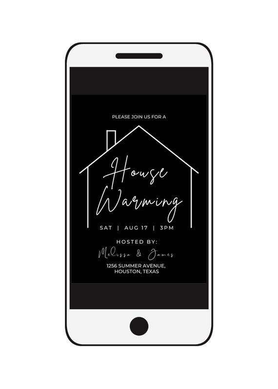 Buy Editable House Warming Invitation, House Warming Party, Modern,  Minimalist, Printable or Text Invite Online in India 