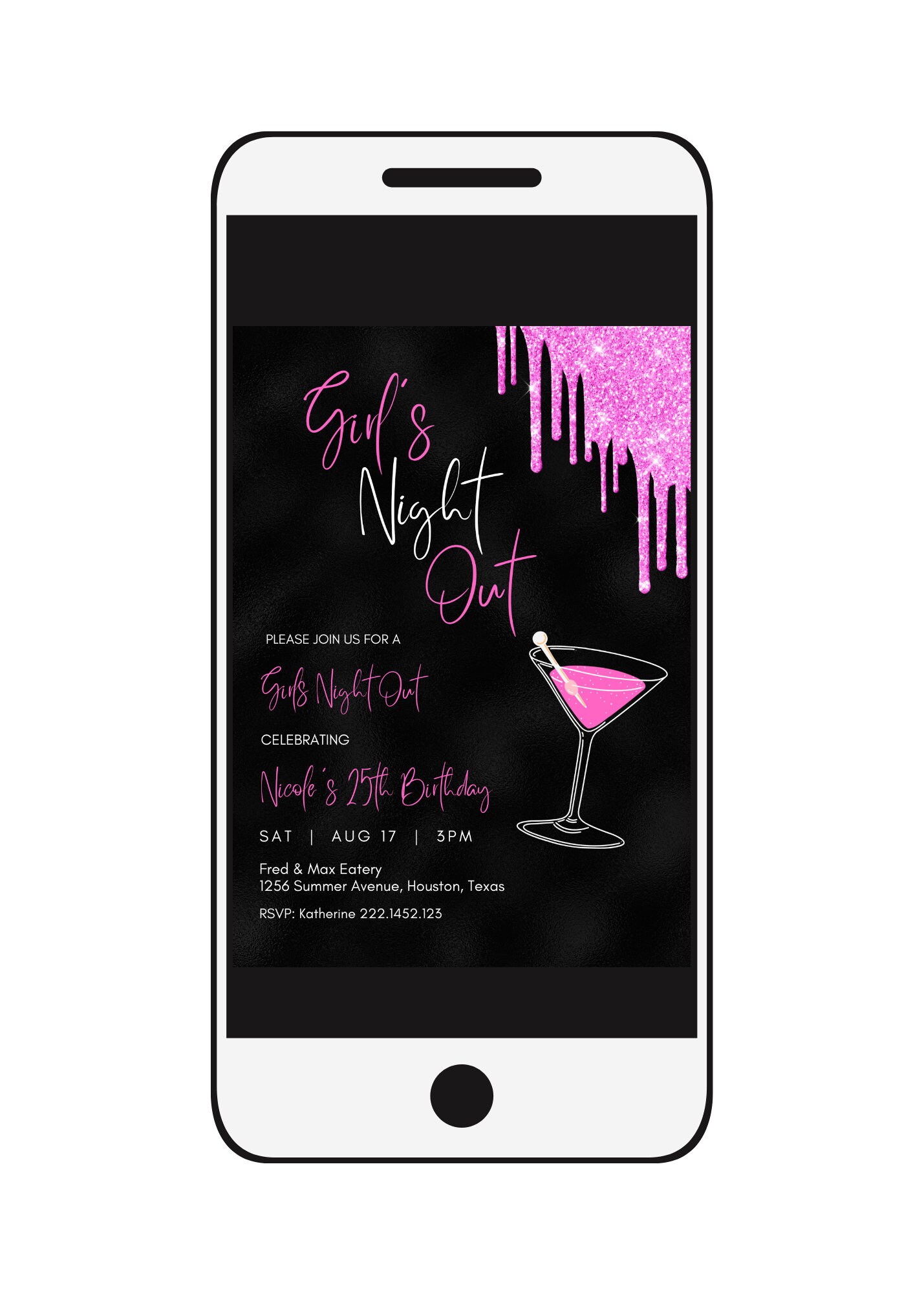 Editable Girls Night Out Invitation, Ladies Night, Girls Night In ...