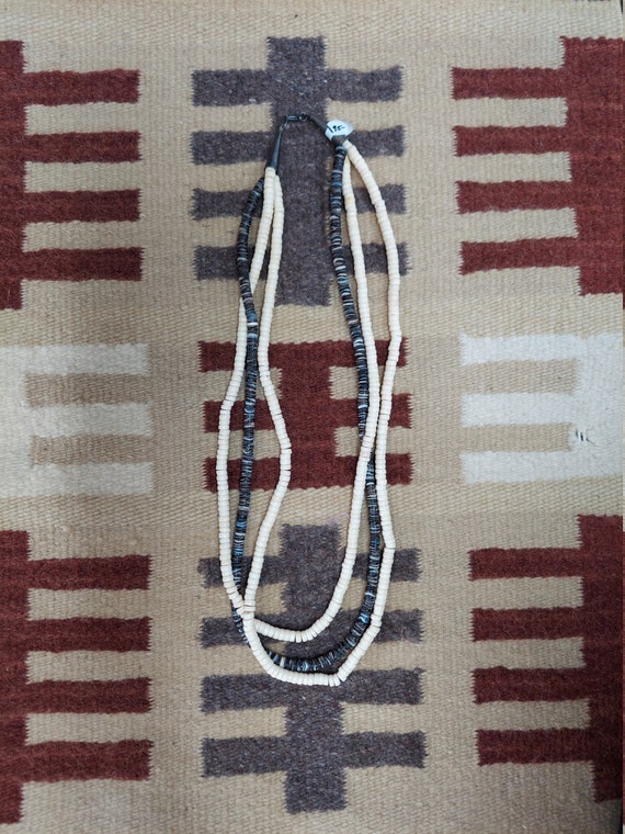 3 Strand Heishi Necklace - image 3