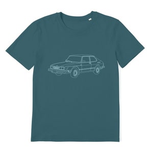 1985 Saab 900 Organic Adult T-Shirt