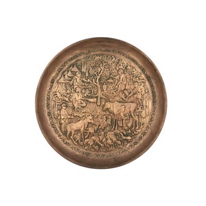 Timeless Beauty: Antique-inspired Vintage Copper Plate Wall Decor