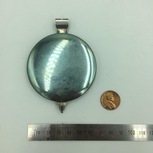Antique Adjustable Blue Pendulum Vintage Brass Clock Parts | Pendulum Replacement | Antique Clock Part | Retro Vintage Decor
