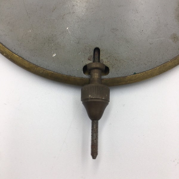 German Bob Antique Adjustable Wooden Pendulum | Vintage Brass Clock Parts | Pendulum Replacement | Antique Clock Part Decor