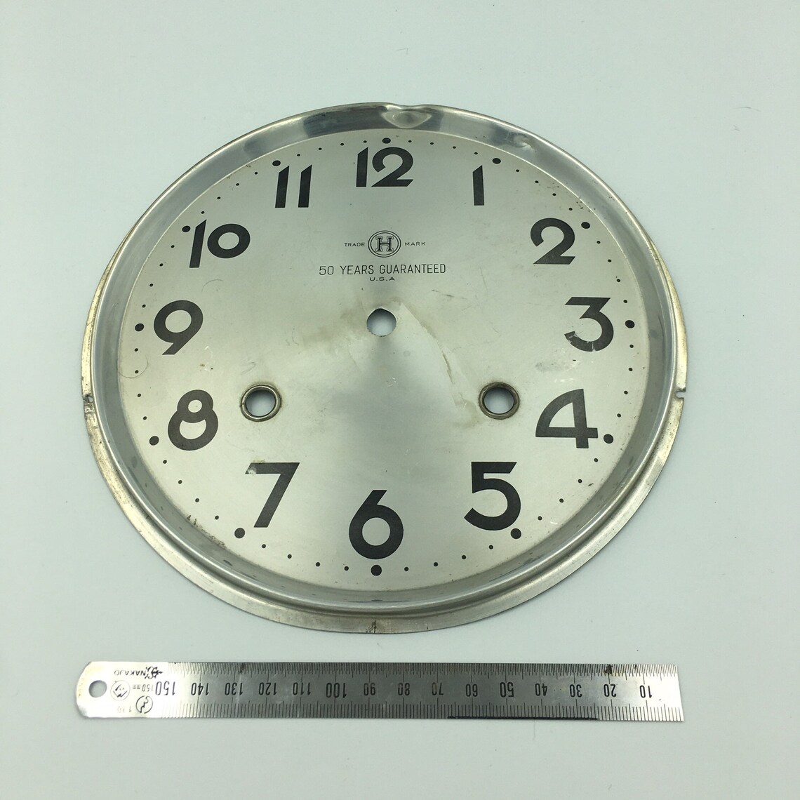 Large Metal Clock Face Clock Parts Vintage Clock Face Steampunk Craft