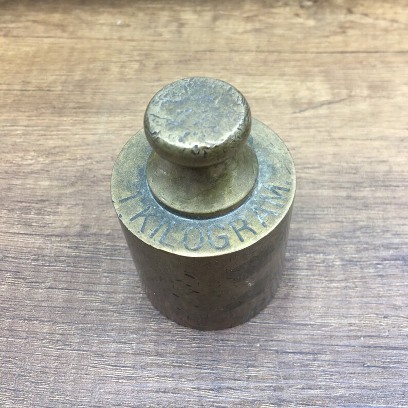 Paperweight Rustic Multi Stamped Antique Brass Weights Weighing Scale Antique Paperweight ...