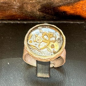 Steampunk Style Mini Rings Unique Vintage-Inspired Rings