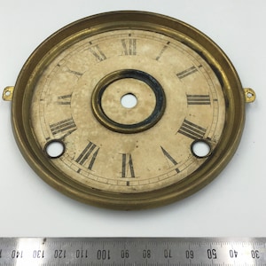 Urlaub Dekor Vintage Großes Ziffernblatt | Uhrenteil | Vintage Uhr Gesicht Steampunk Bastelbedarf | Antike Uhr Uhrenteil