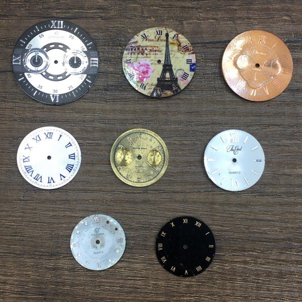 Kit de pièces détachées pour montre steampunk : cadrans de montre vintage et composants pour des projets de bricolage et de décoration d'intérieur vintage