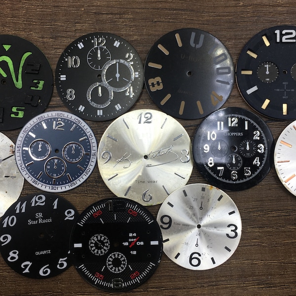 Steampunk DIY Delight: Vintage Watch Parts and Faces for Unique Home Vintage Decor