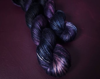 Hand dyed yarn ~ Prince Charming *** Dyed to order ~ tencel, bamboo, fingering, DK, vegan, hand painted