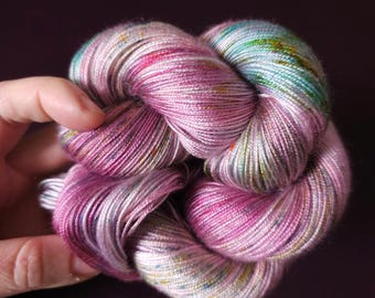 Baumwolle/Bambus Fingering Weight Handbemaltes Garn "Brianna" - Etsy.de