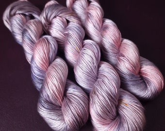 Hand dyed yarn ~ Unicorn Fairy ***Dyed to order ~ fingering / DK weight tencel OR bamboo yarn, vegan, hand painted