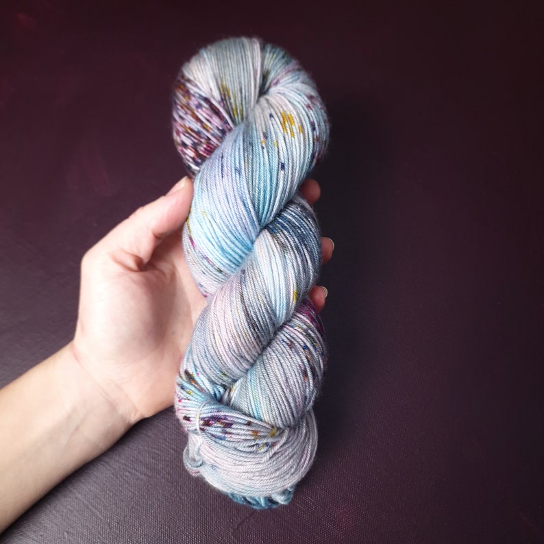 Hand dyed yarn Candy Puff Dyed to order Sock, Merino Singles, DK, Aran, Mohair Silk image 2