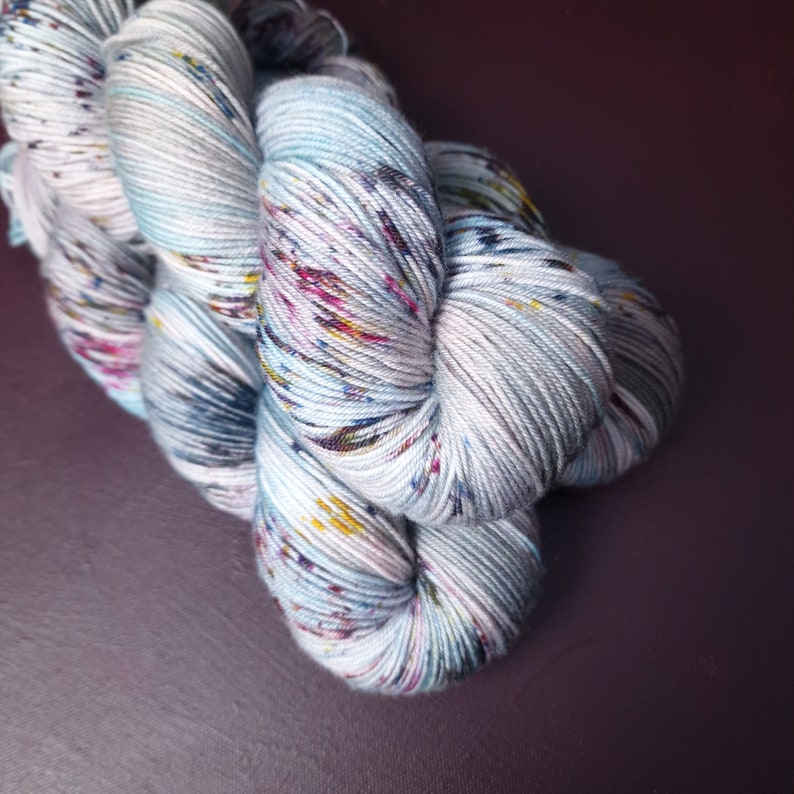 Hand dyed yarn Candy Puff Dyed to order Sock, Merino Singles, DK, Aran, Mohair Silk image 5