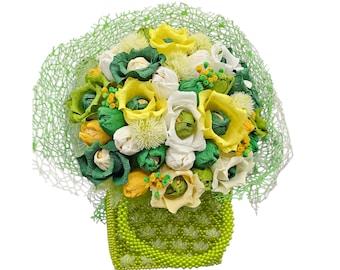 Ferrero Rocher Candy Bouquet: 35 Chocolate Flowers