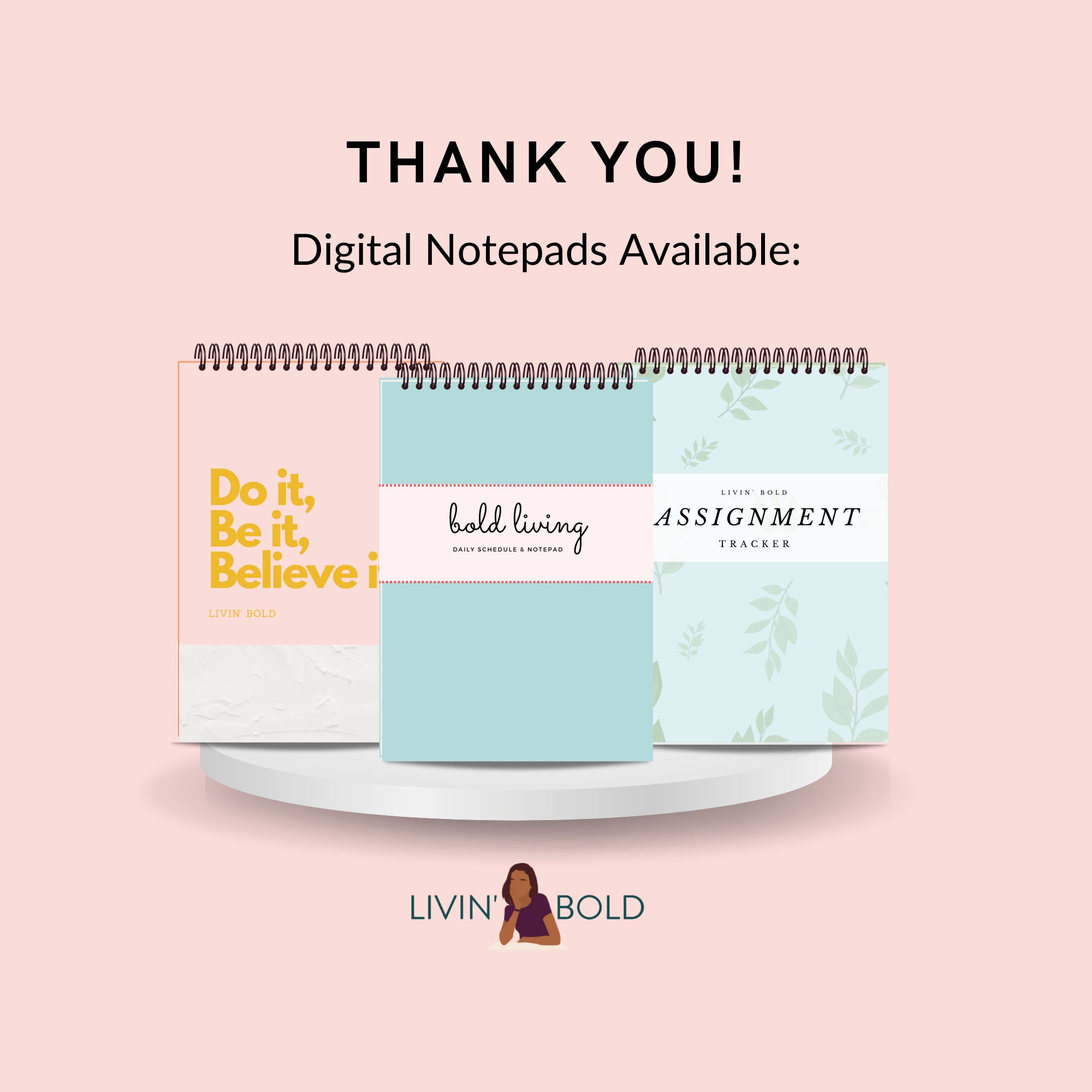 Digital Daily Schedule (digital Undated Daily Planner and Academic ...