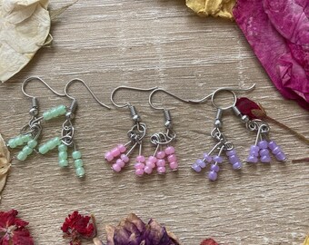 Beaded Colourful Earring