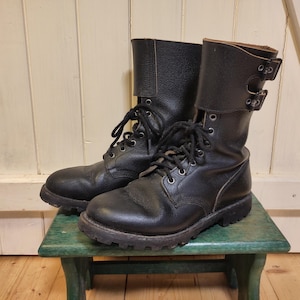 Vintage MARBOT NEUVIC zwarte Franse legerlaarzen 39