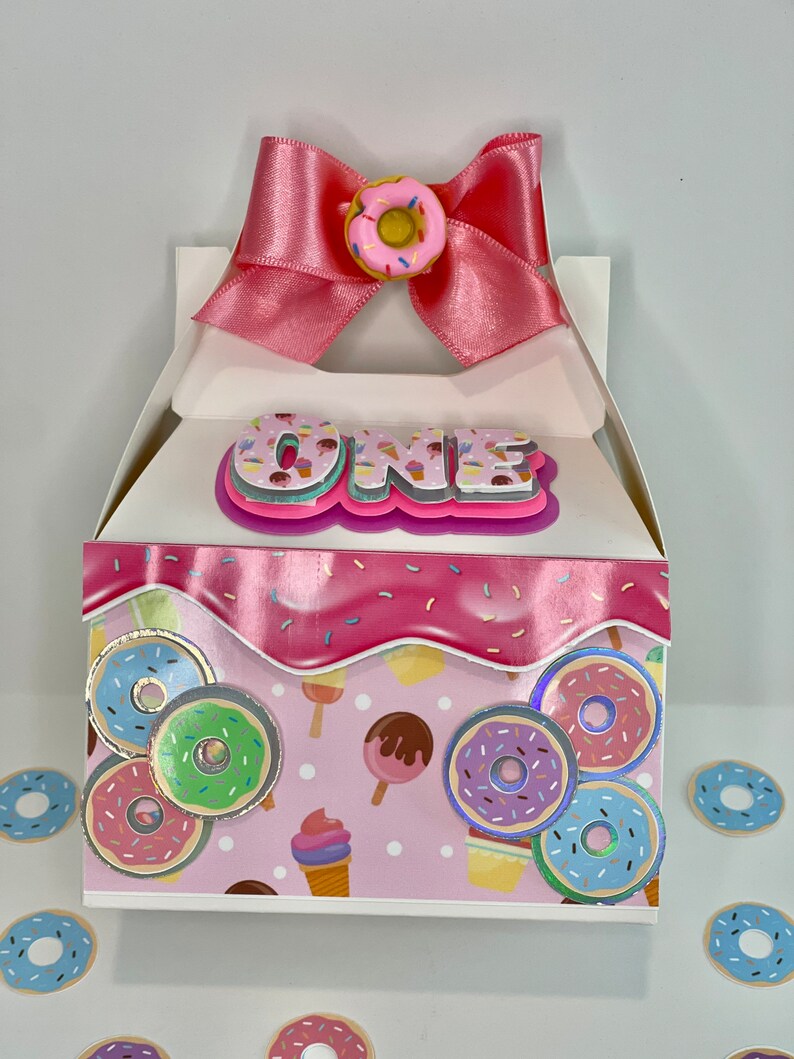Donuts Box for Candies Candyland Box Birthday Party Box Etsy