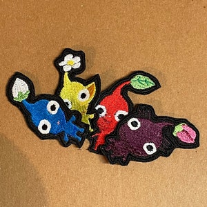 Set of 4 (MINI) pikmin patches