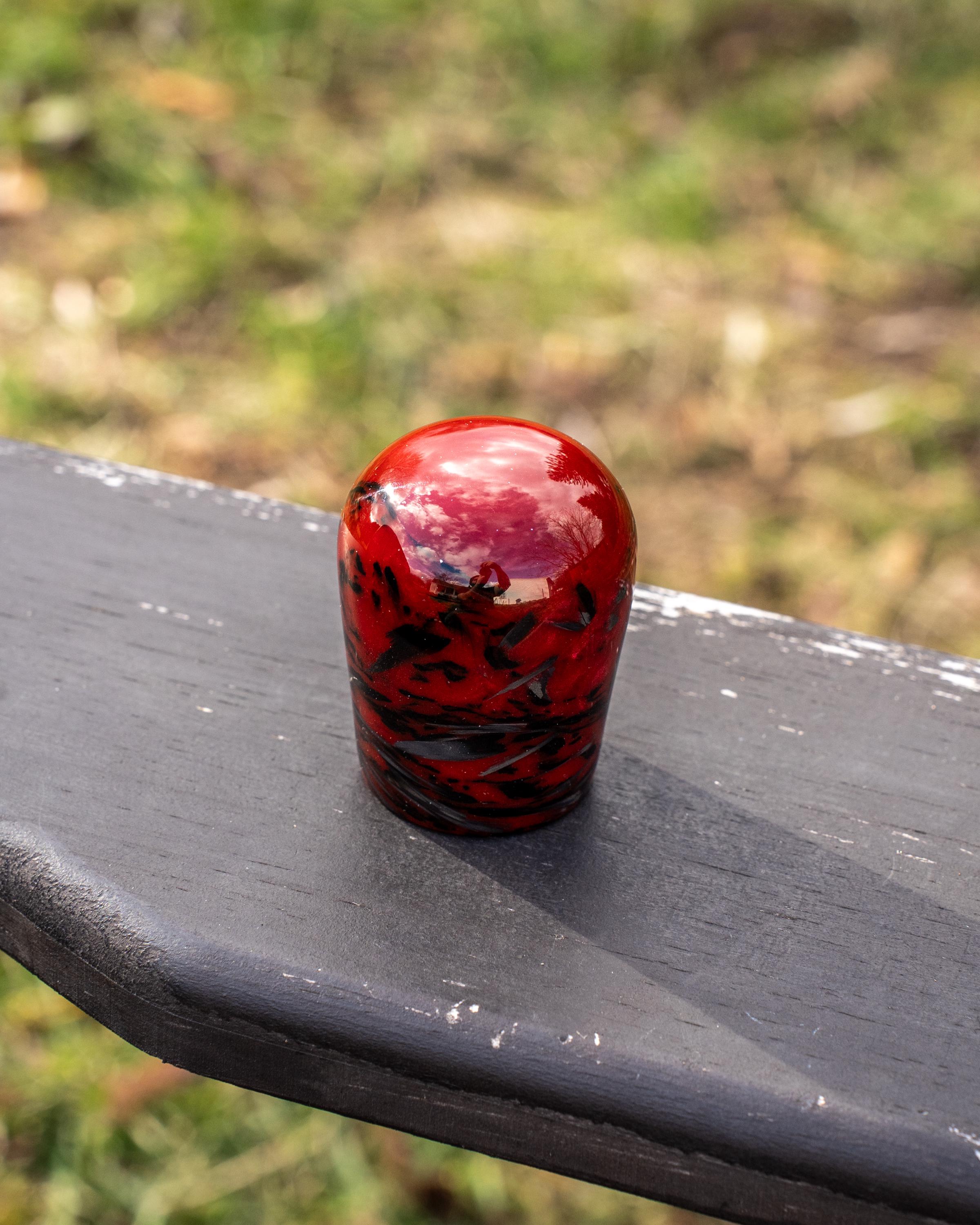 Weighted Handmade Red Carbon Fiber Shift Knob, Designed for OEM 