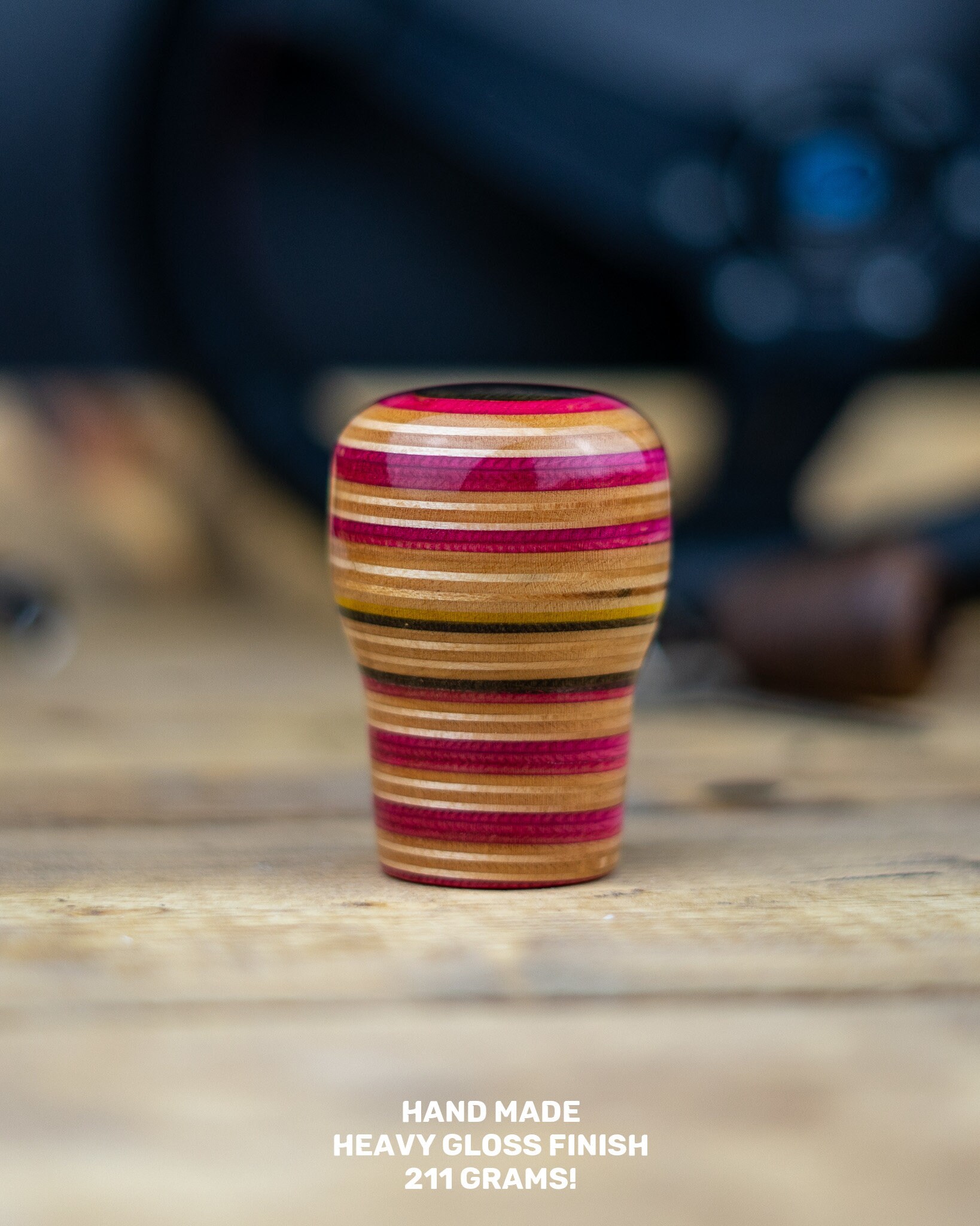 WEIGHTED Recycled skateboard shift knob