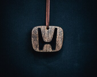 Honda Logo Air Freshener - Wood