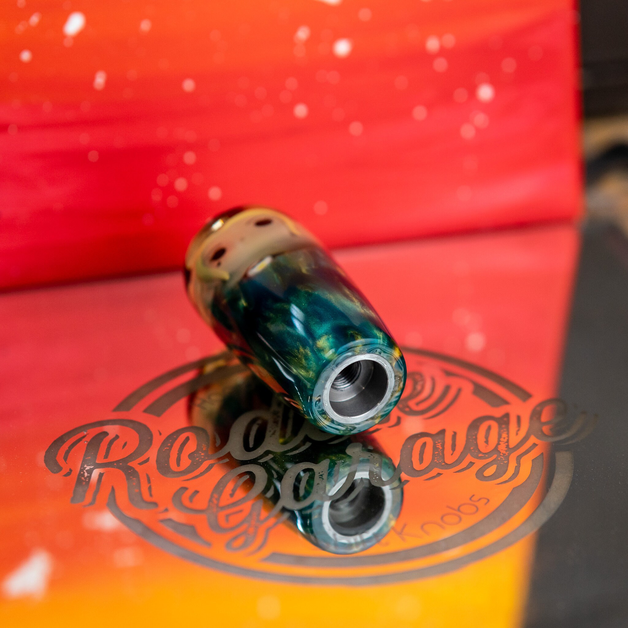 harley quinn shift knob hand made