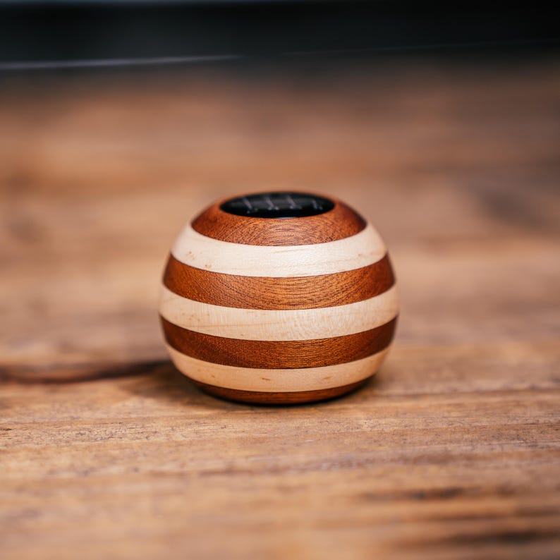Perilla de cambio de bola vintage con peso, diseñada para montaje OEM Mahogany/Maple