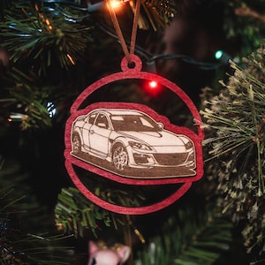 Mazda RX8 Ornament Christmas