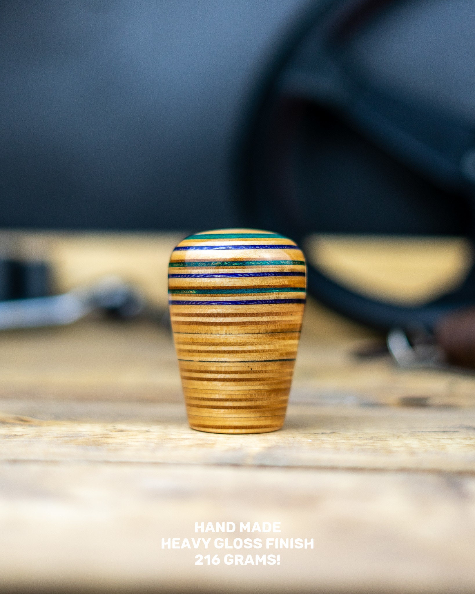WEIGHTED Recycled skateboard shift knob