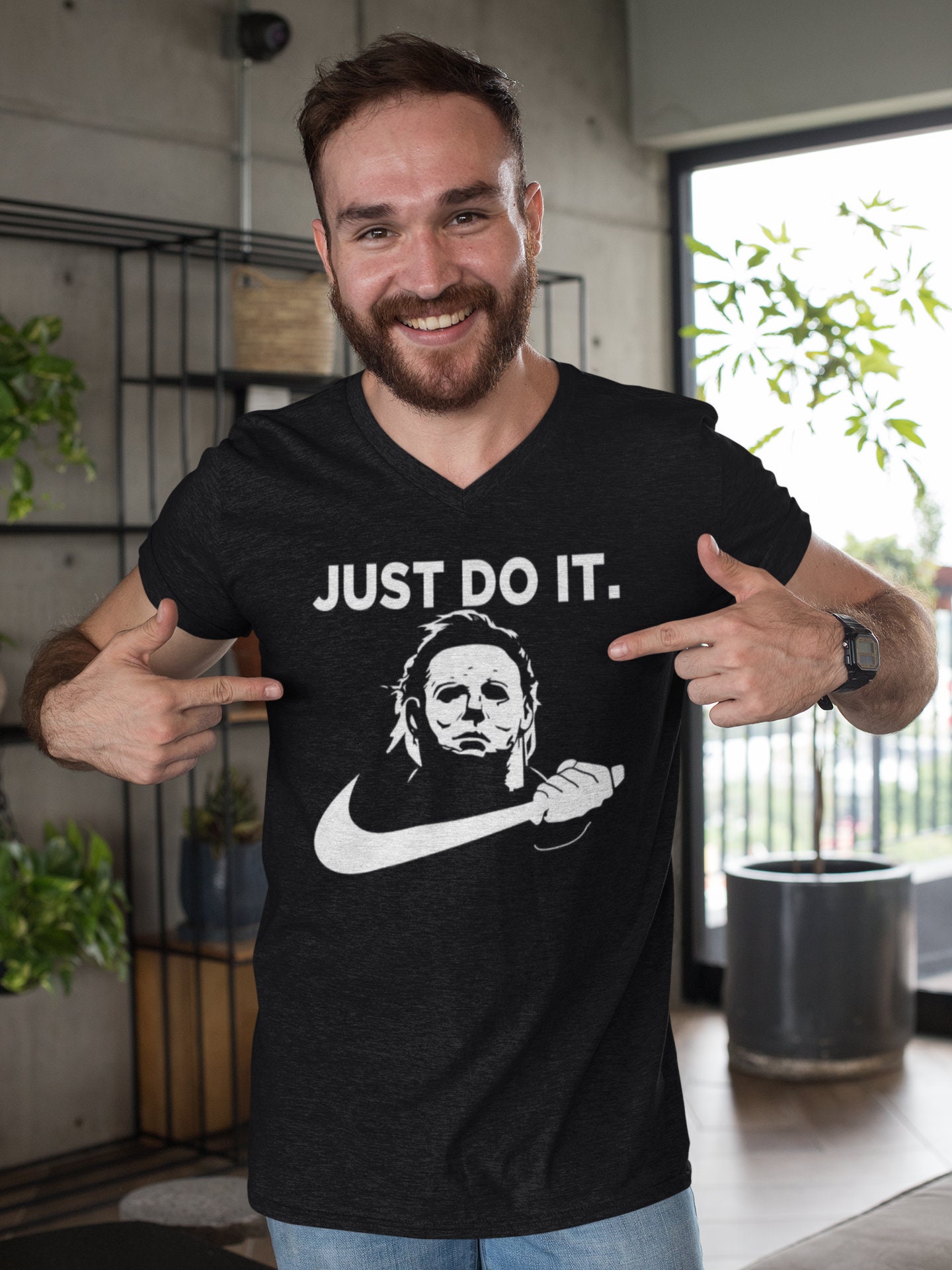 just do it michael myers t shirt