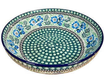 Polish Pottery 11" Large Bowl - UNIKAT - Handmade in Boleslawiec Poland