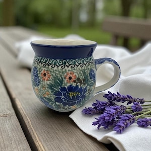Boleslawiec Polish Pottery 12 oz Bubble Mug - UNIKAT