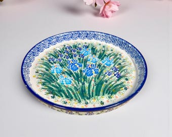 Boleslawiec Polish Pottery 10" Serving Platter UNIKAT