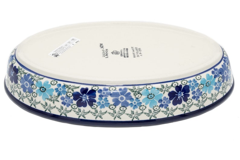 Polish Pottery Divided Ceramic Serving Dish - Thumbnail 3
