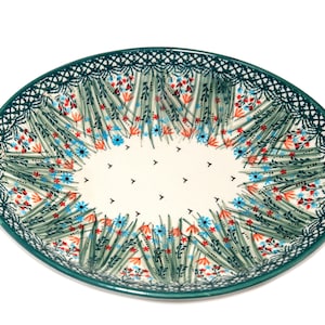 Polish Pottery Oval Serving Bowl 10-inch - UNIKAT
