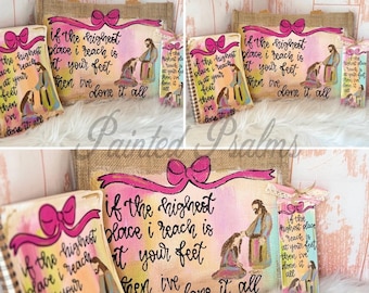 Bible bag bundle- if the highest place I reach is at your feet then I’ve done it all