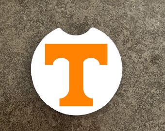 2 pack Tennessee Volunteers car coaster