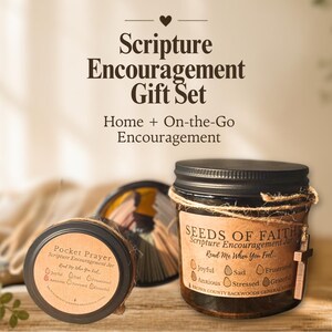 Schrift Ermutigungsglas Bundle, Bibel Vers Glas Set, christliches Geschenk für Frauen, Taschenschrift Glas, Glaubensgeschenk