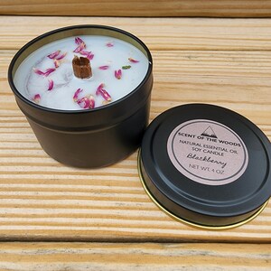 4oz Essential Oil, Soy Wax Candle