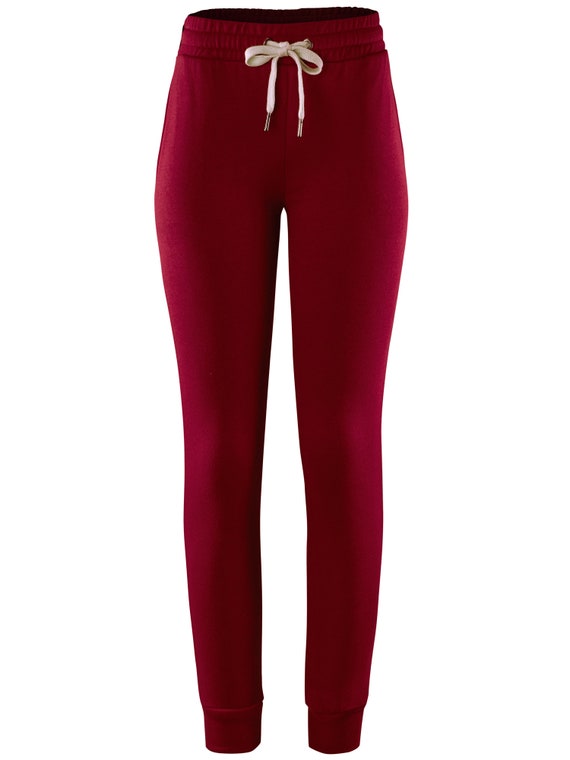 Women French Terry Capri Jogger Lounge Pants 