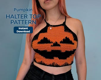 Haakpatroon voor een topje met pompoenhals (PDF) in de maten XS-XL