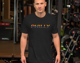 Philly rainbow pride t-shirt