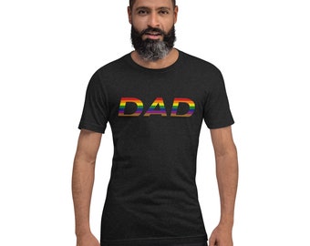 Dad Regenbogen Pride T-Shirt