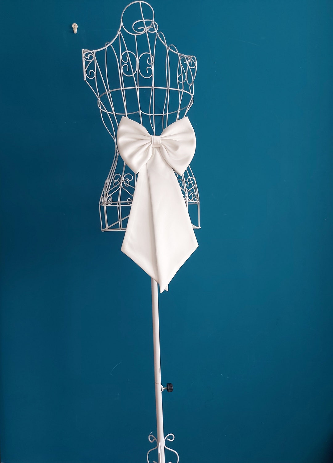 Saloiy Organza Bow Binding strap Three-dimensional cutting Mini wedding dress